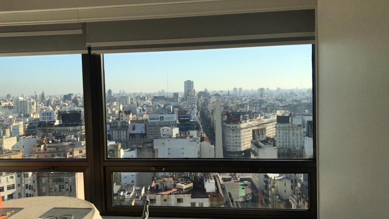 Que Mejor Vista Del Obelisco Piso A La Calle Corrientes Buenos Aires Exterior foto